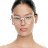 Paradise / Bowknot Decoration Large Frame Glasses