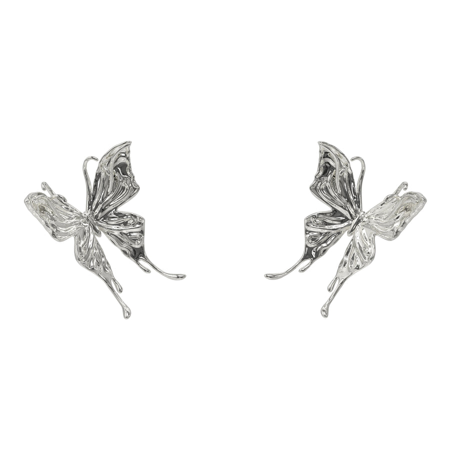 Ripple/  Liquefied Butterflies Earrings