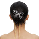 Ripple / Liquefied Metal Butterfly Hair Claw Clip