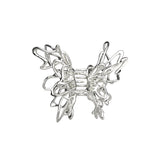 Ripple / Liquefied Metal Butterfly Hair Claw Clip