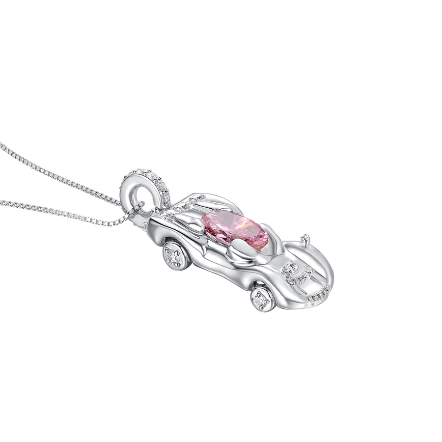 Paradise / Gemstone Sports Car Necklace
