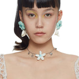 YVMIN X Cacien / Garlic Flower Braided Earrings