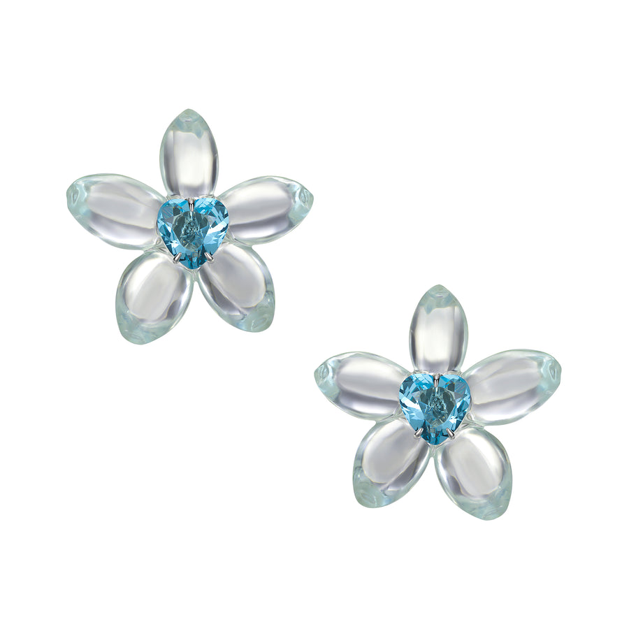 YVMIN X Cacien / Garlic Flower Gem Earrings