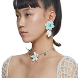 YVMIN X Cacien / Garlic Flower Braided Earrings
