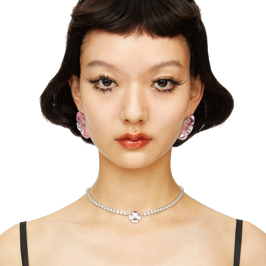 YVMIN X SHUSHUTONG / Natural Gemstone Flower Classic Earring