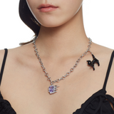 Electric Girl / Scared Cat Pendant
