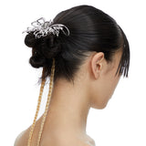 Ripple / Liquefied Metal Butterfly Hair Claw Clip