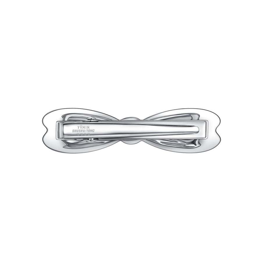 YVMIN X SHUSHUTONG / Metal Bow Silver Hair Pin