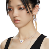 Electric Girl / Kitties Heart Earrings