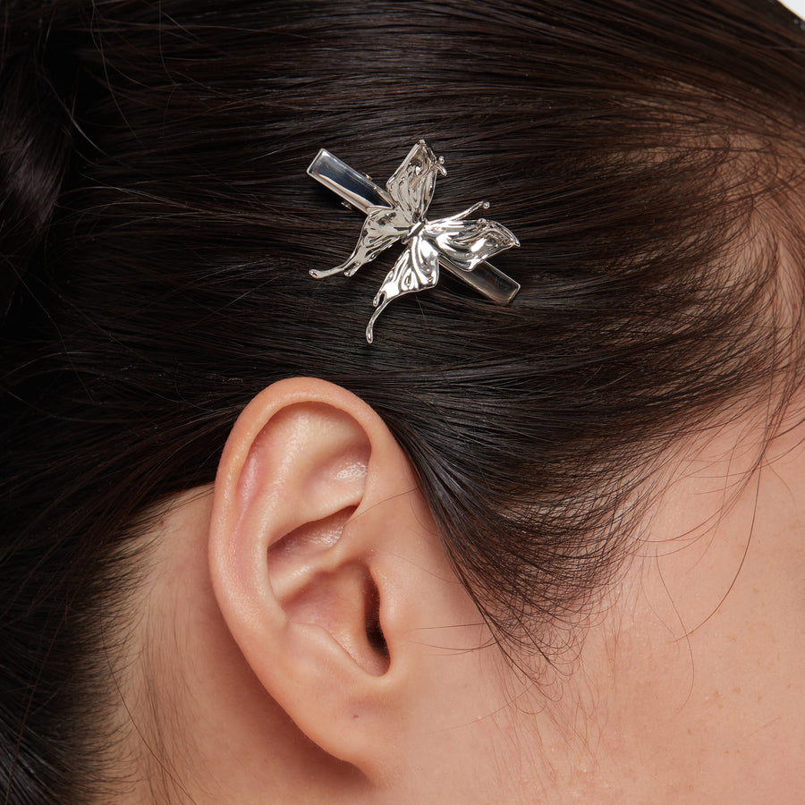 Ripple / Liquefied Butterfly Hair Pin