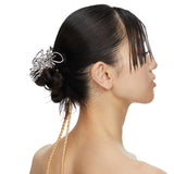 Ripple / Liquefied Metal Butterfly Hair Claw Clip