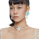 YVMIN X Cacien / Garlic Flower Braided Earrings