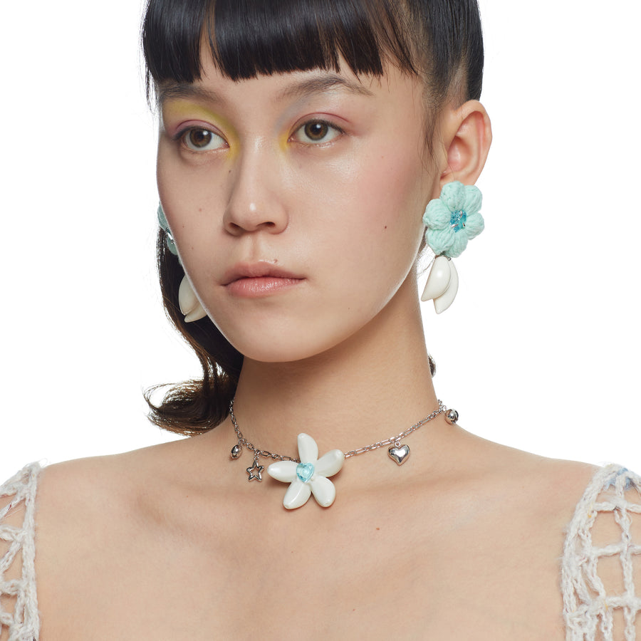 YVMIN X Cacien / Garlic Flower Braided Earrings