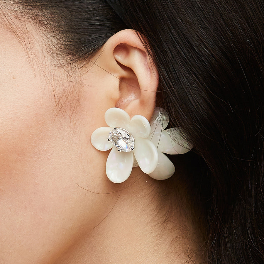 YVMIN X SHUSHUTONG / Double Side Flower Earring