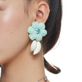 YVMIN X Cacien / Garlic Flower Braided Earrings