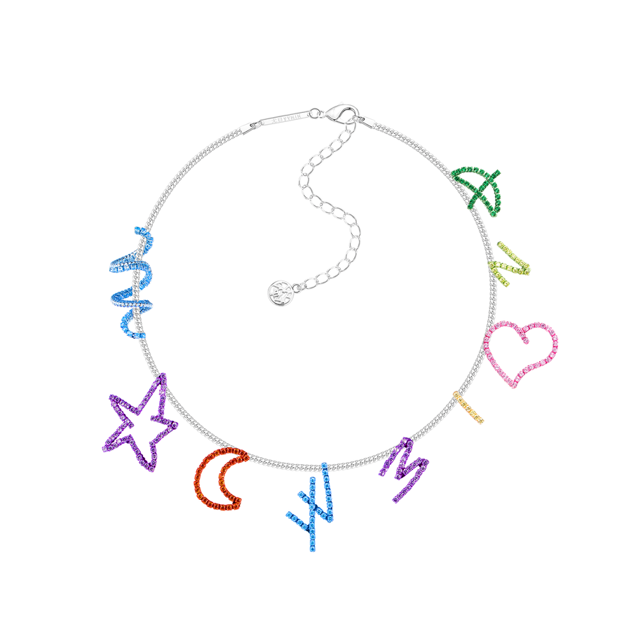 电子女孩ElectricGirl / 涂鸦宝石Logo项链