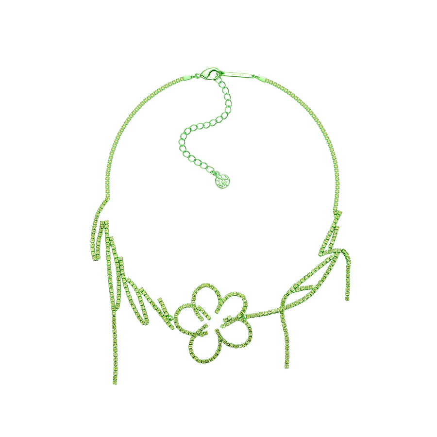 电子女孩ElectricGirl / 涂鸦花朵项链