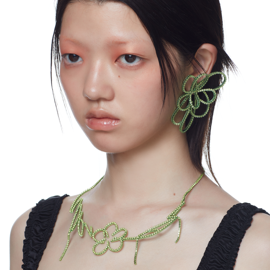 ElectricGirl / Graffiti Flower Necklace